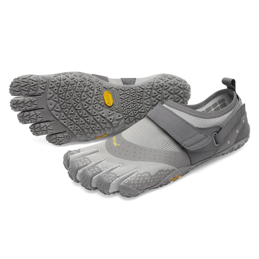 Vibram Five Fingers Mens V-Aqua - Water Shoes Grey - ZMI137426